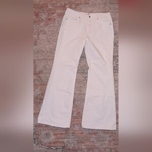 Universal Thread White High Rise Flare Jeans Size 16